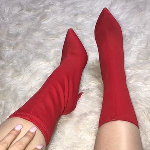Red booties
